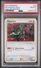 Pokémon -PSA 8 Rayquaza Holo 20/95 Call Of Legends