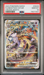 Pokémon - PSA 10 Mewtwo Vstar GG44/GG70 Crown Zenith