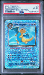 Pokémon - PSA 4 Dark Dragonite 5/110 Firework Rev Holo Legendary Collection