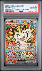 Pokémon - PSA 10 Meowth Ex 121/088