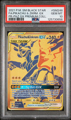 Pokémon - PSA 10 Pikachu & Zekrom Gx SM248 Black Star Promo