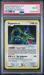 Pokémon - PSA 8 Rayquaza 14/146 Legends Awakened