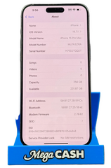 Apple IPhone 15 Pro Max 256GB (Damaged)