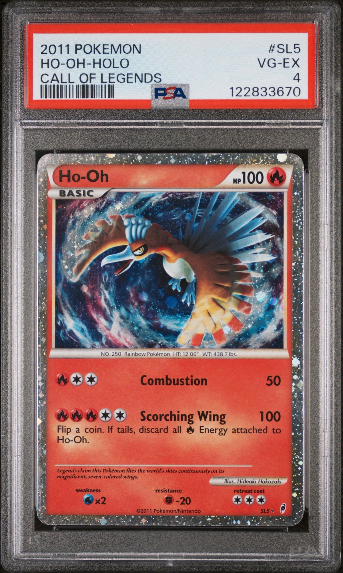 Pokémon - PSA 4 Ho-Oh SL5 Call Of Legends