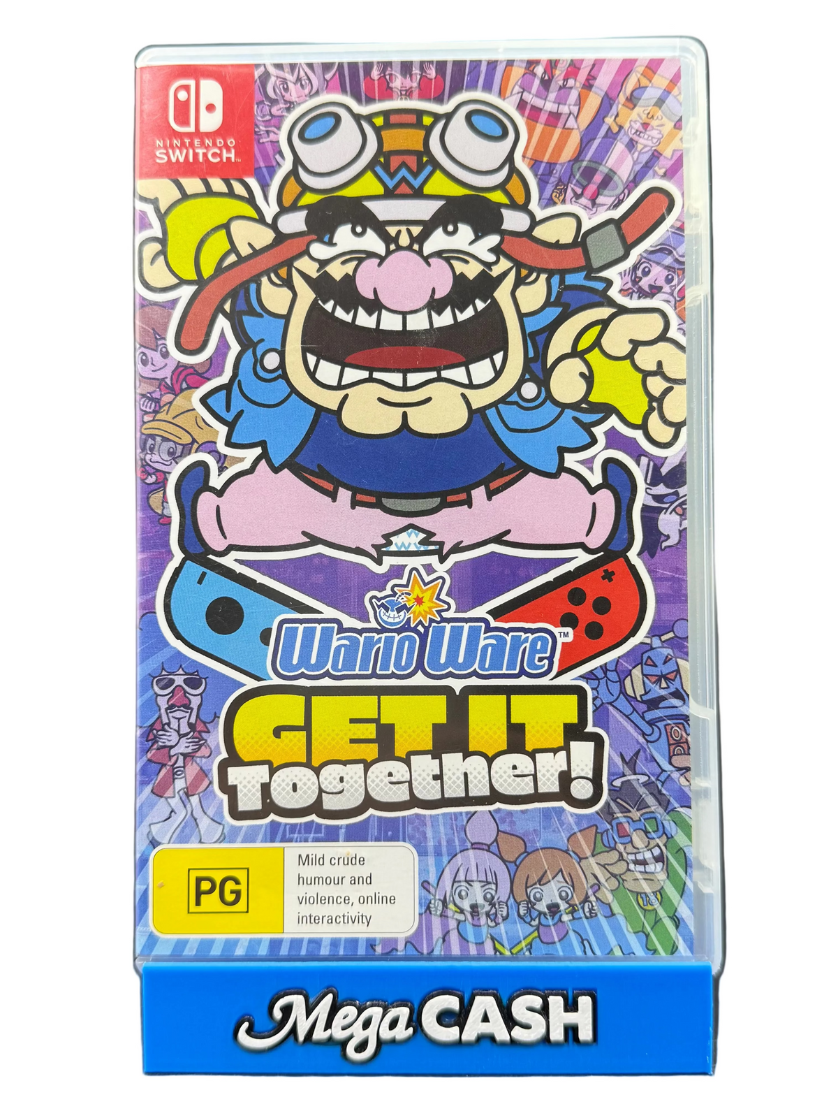 Nintendo Switch Game - Wario Ware Get It Together! - In Case
