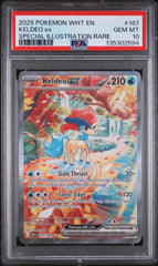 Pokémon - PSA 10 Keldeo Ex 176/086 White Flare