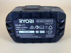 Ryobi Battery 4.0ah 18v Lithium - One Plus - RB1840C