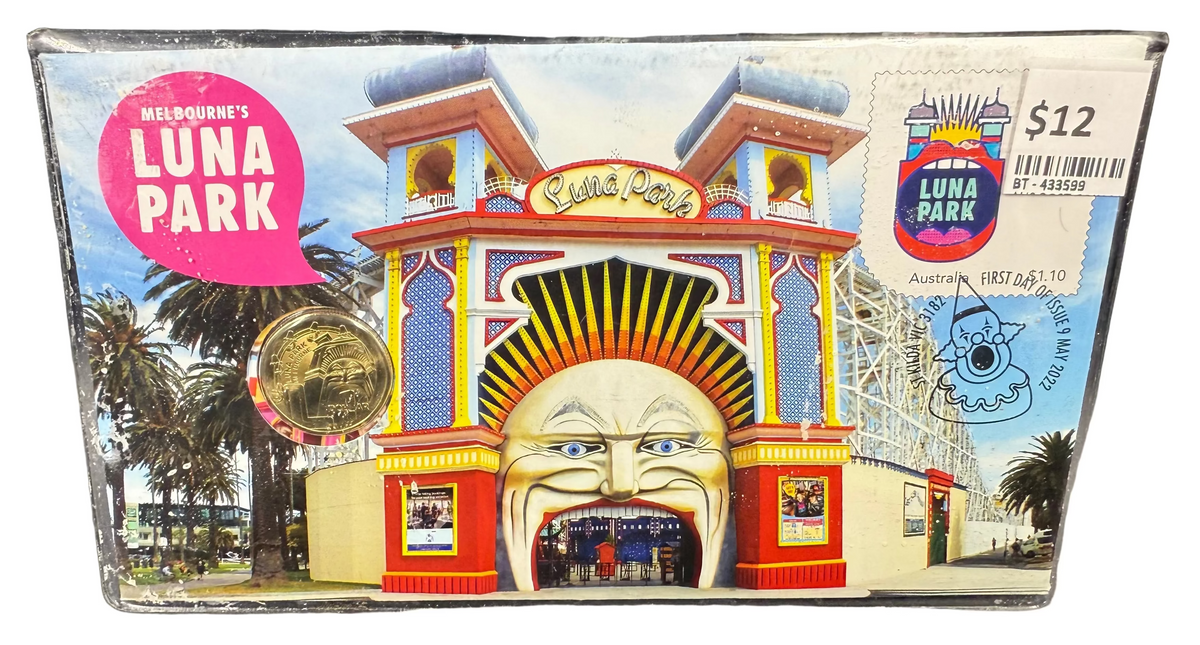 2022 AusPost Melbourne Luna Park $1 Coin - Uncirculated
