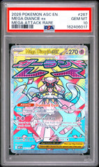 Pokémon - PSA 10 Mega Diancie Ex 267/217 Ascended Heroes