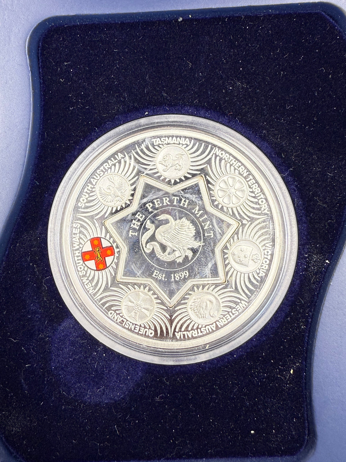 1901-2001 Perth Mint - Centenary Of Federation Silver One Dollar - In Case
