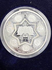 1901-2001 Centenary Of Federation Holey Dollar & Dump Silver One Dollar Coin - In Case