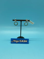 18CT EMERALD & DIAMOND EARRINGS