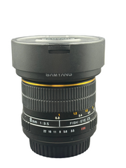 Samyang 8mm fish eye camera lens