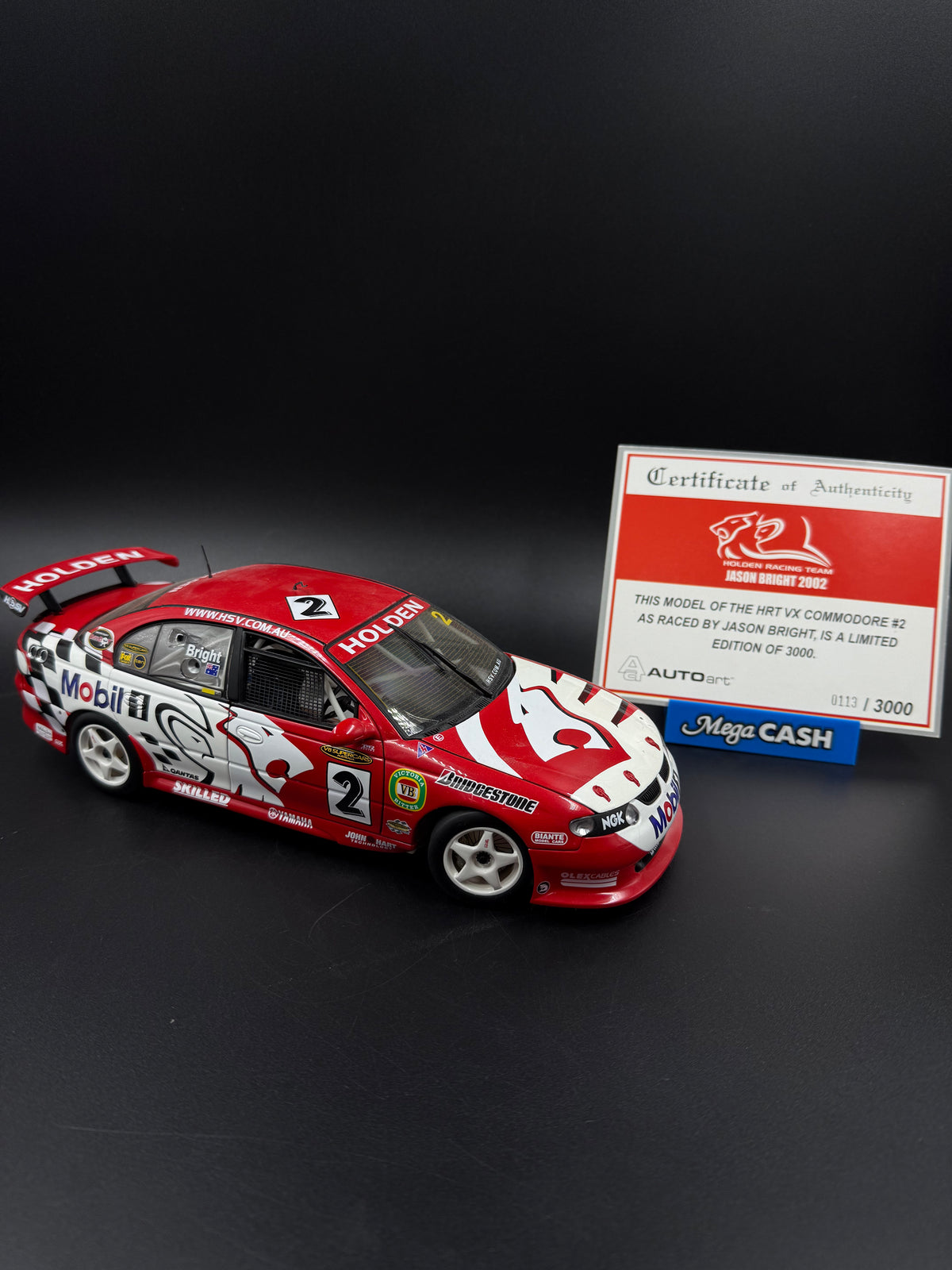Autoart Holden Racing Team 2002 Jason Bright Collectable Car