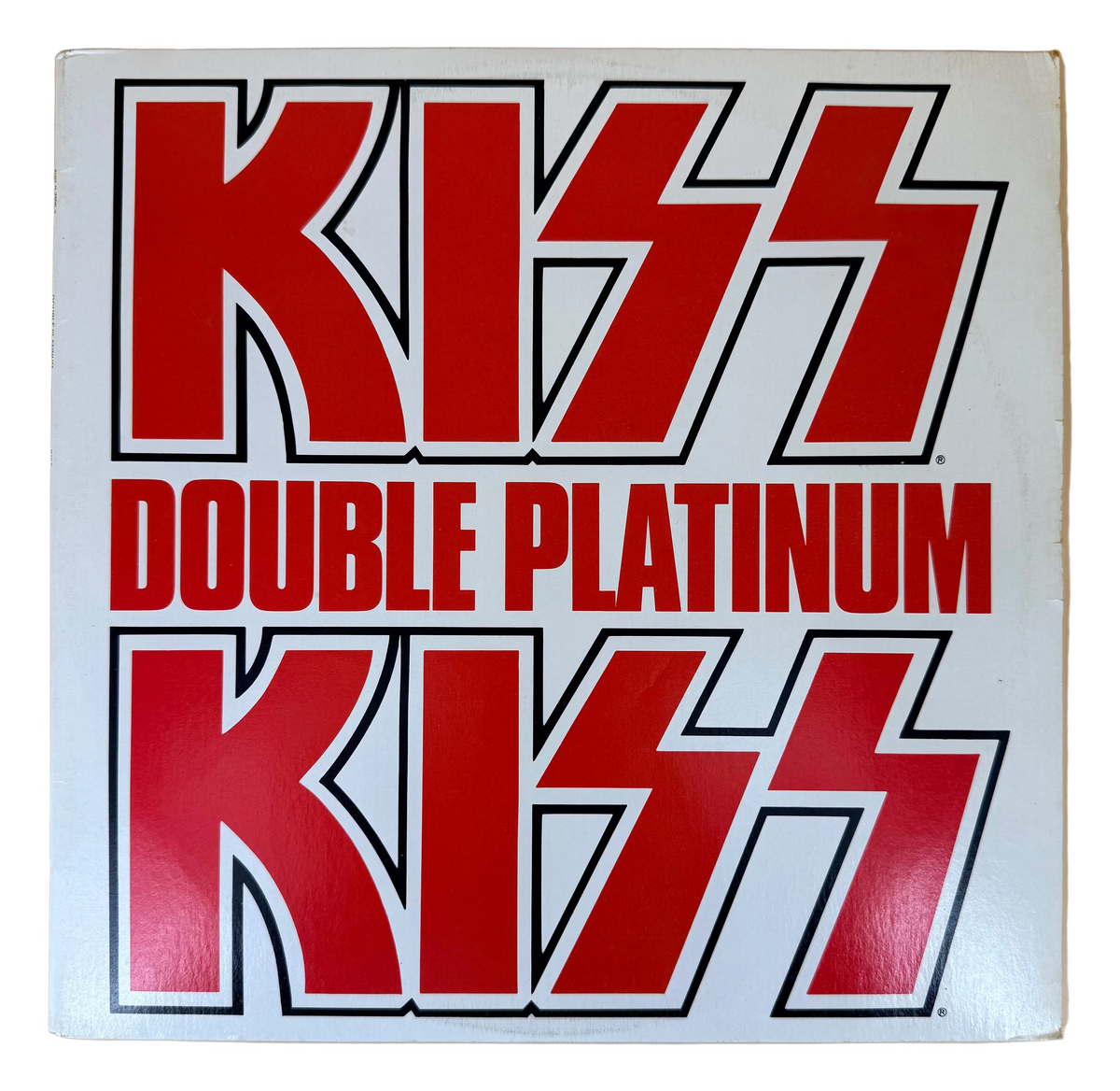 Kiss - Double Platinum Vinyl Record - Casablanca  NBLP 7100-2 Misprint