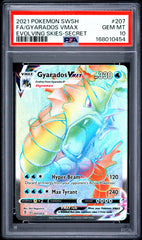 Pokémon -PSA 10 Gyarados VMax 207/203 Evolving Skies