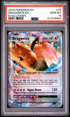 Pokémon - PSA 10 Dragonite Ex 72/108 XY Evolutions
