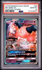 Pokémon - PSA 10 Mr.Mine GX 56/168 Celestial Storm