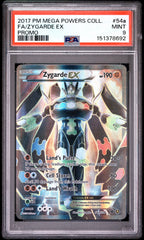Pokémon- PSA 9 Zygarde Ex 54a/124