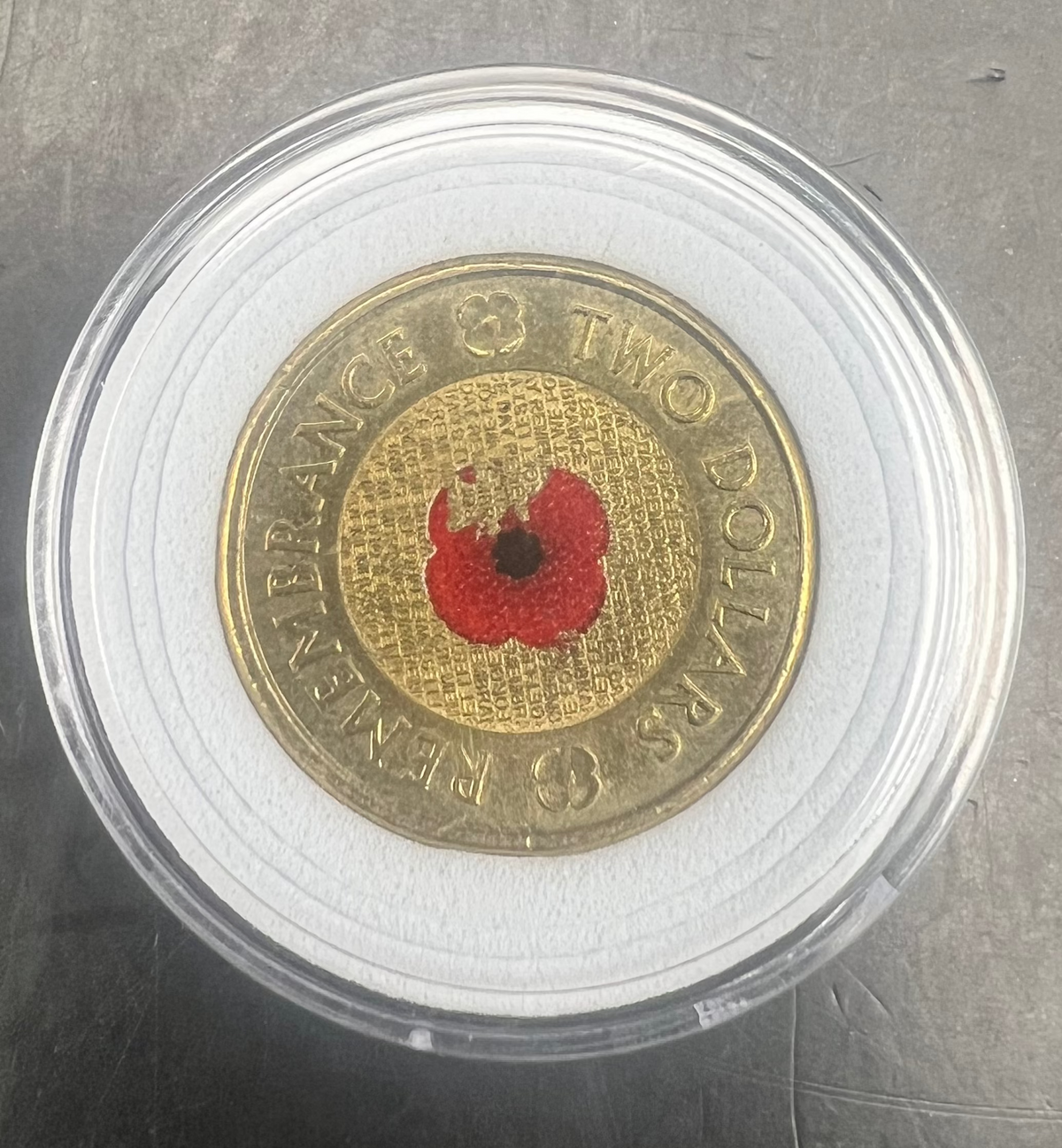 Australian 2012 Two Dollar Coin, Remembrance 'Red Poppy'