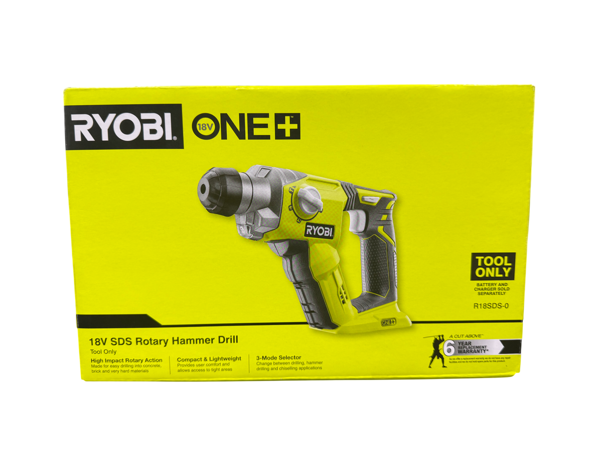 RYOBI 18V SDS Rotary Hammer Drill - Skin Only - R18SDS-0