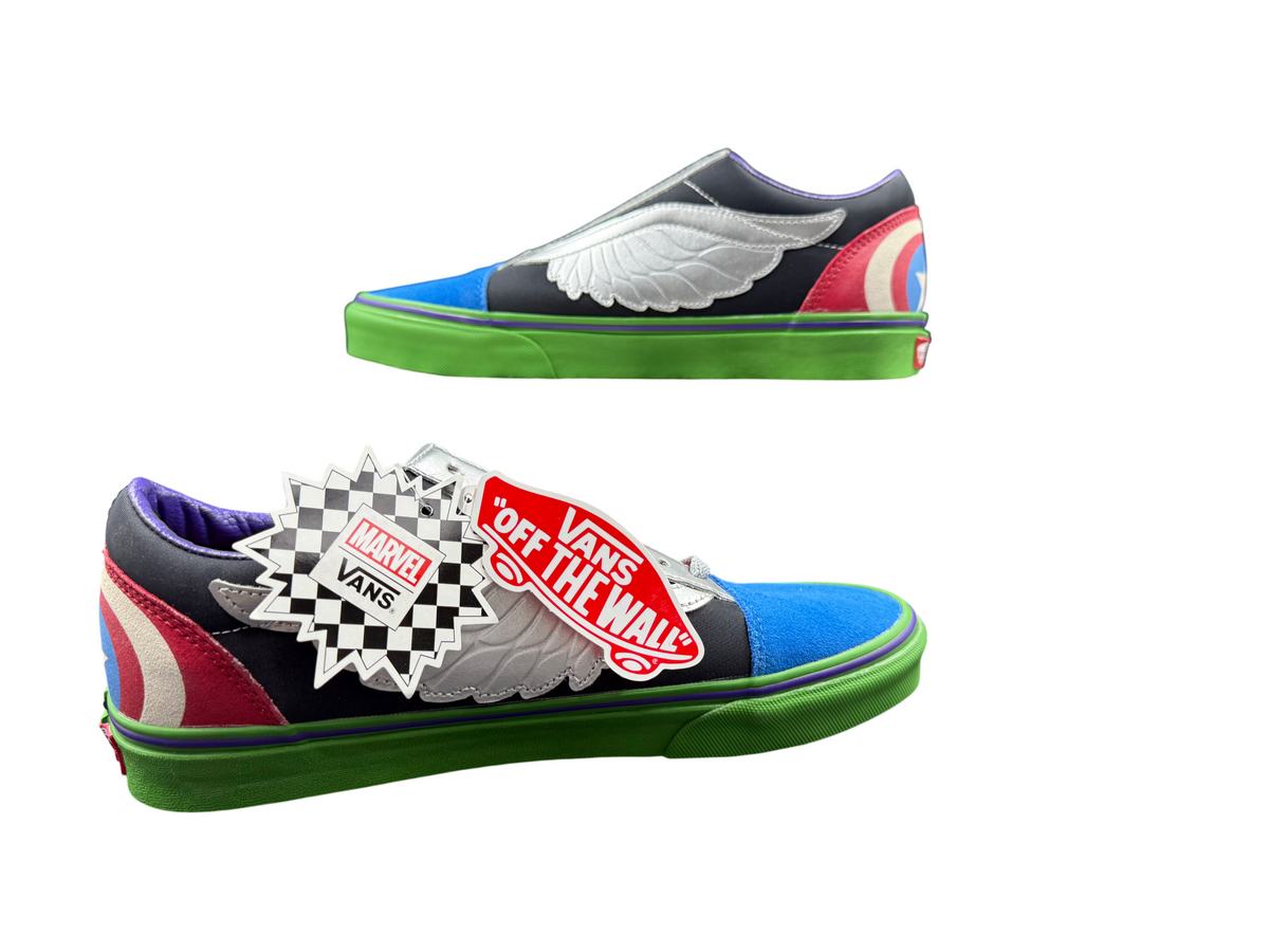 VANS Old Skool Marvel Sneakers - Mens US 9 - VN0A38G1U3V