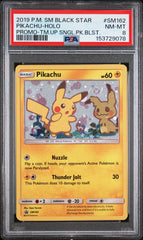 Pokemon - PSA 8 Pikachu SM162 Promo Sun & Moon