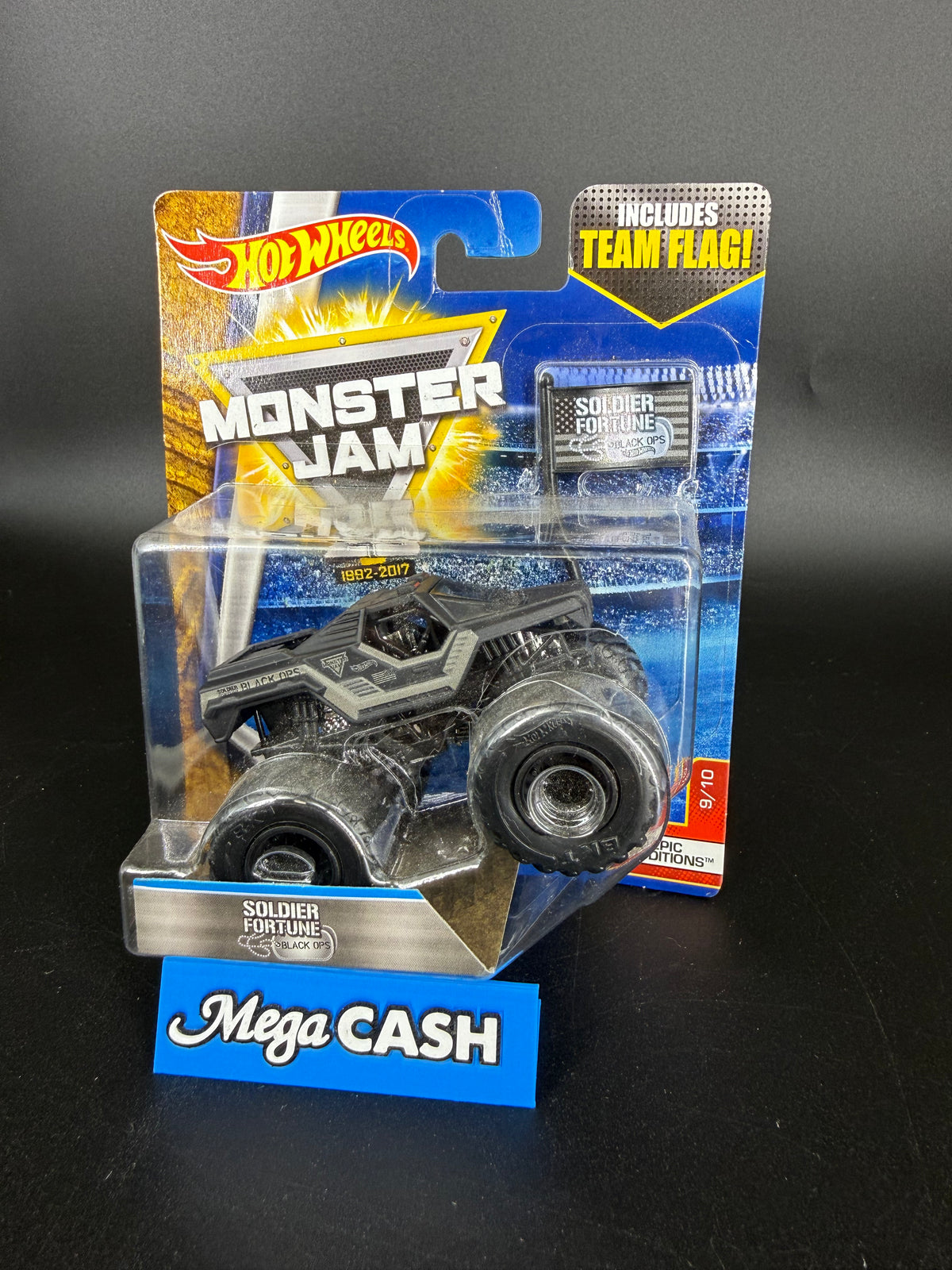 Hot Wheels Monster Jam - Soldier Fortune Black Ops - Epic Additions 9/10 - 25th Anniversary
