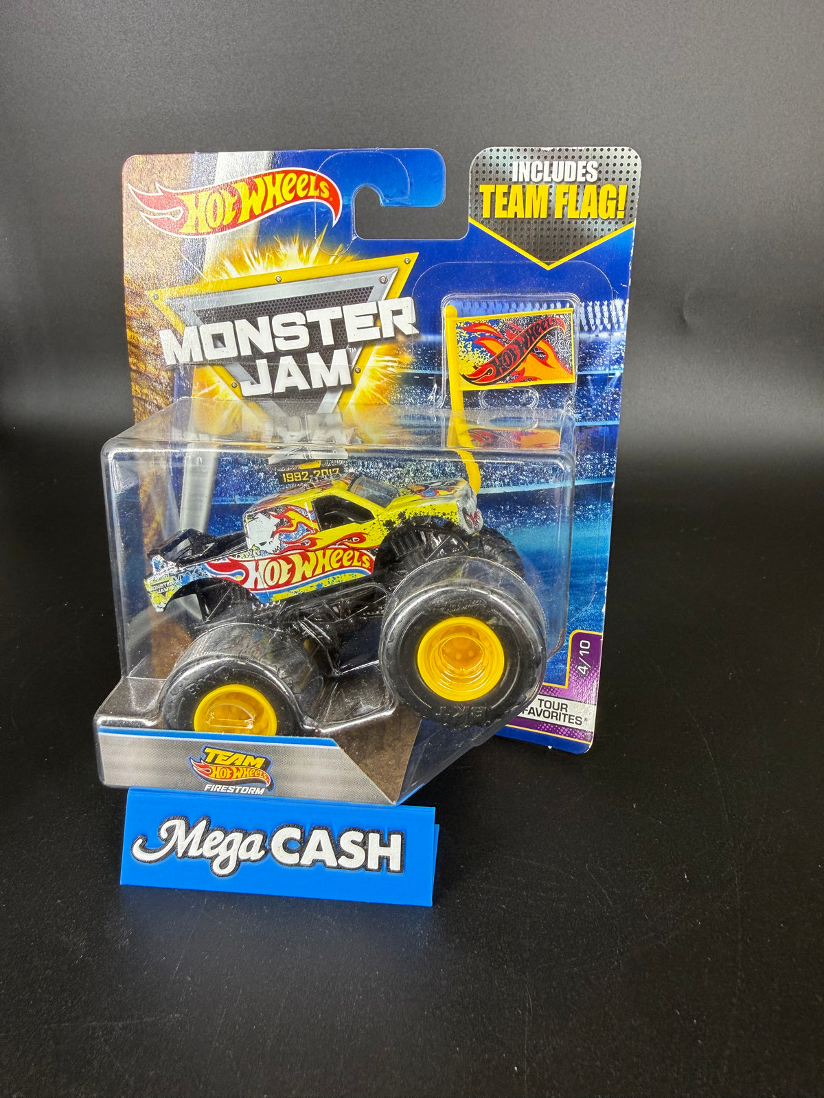 Hot Wheels Monster Jam - Team Hot Wheels Firestorm - Tour Favourites 4/10 - 25th Anniversary