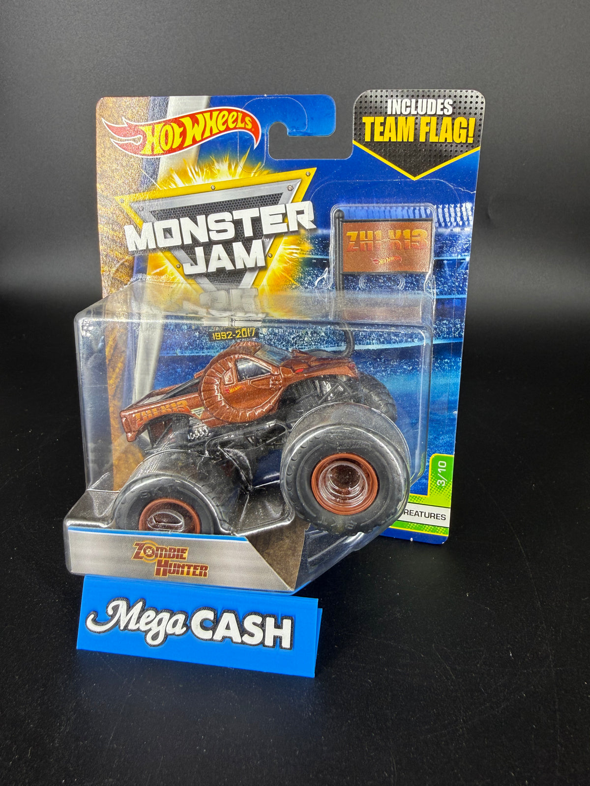 Hot Wheels Monster Jam - Zombie Hunter - Creatures 3/10 - 25th Anniversary