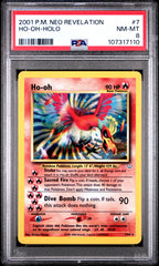 Pokémon - Ho-Oh 7/64 Holo Neo Revelation PSA 8