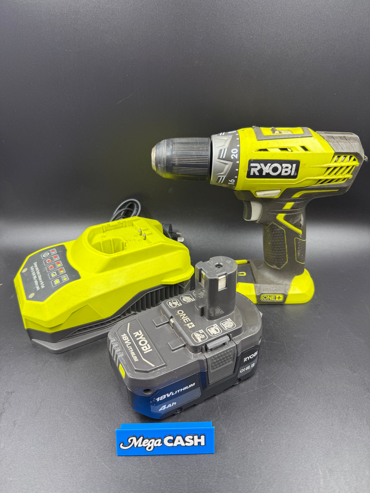 Ryobi 18v Drill Driver (RCD1802) with 4.0Ah Battery and Charger