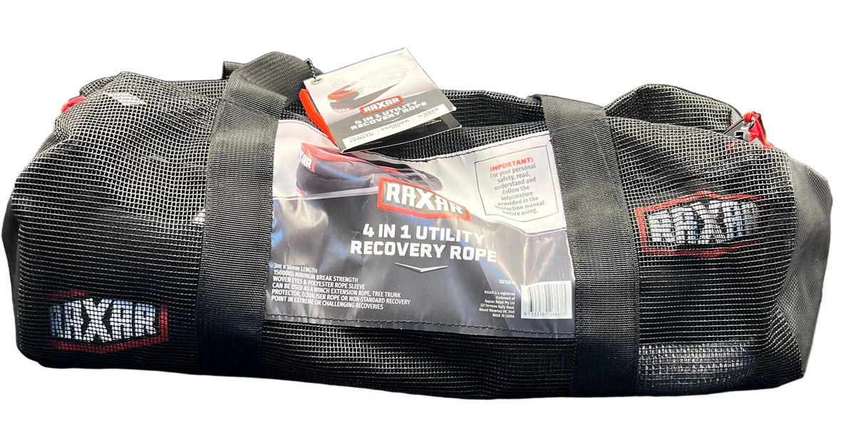 Raxar 4 in 1 Utility Recovery Rope - Brand New