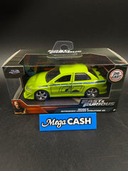 Jada Fast & Furious Die-Cast Vehicle - Brian’s Mitsubishi Lancer Evolution VII