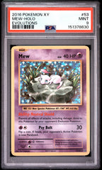 Pokemon - Mew Holo 53/108 PSA 9 - XY Evolutions