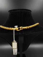 Unisex 22ct Yellow Gold Rope Chain 72.4gms