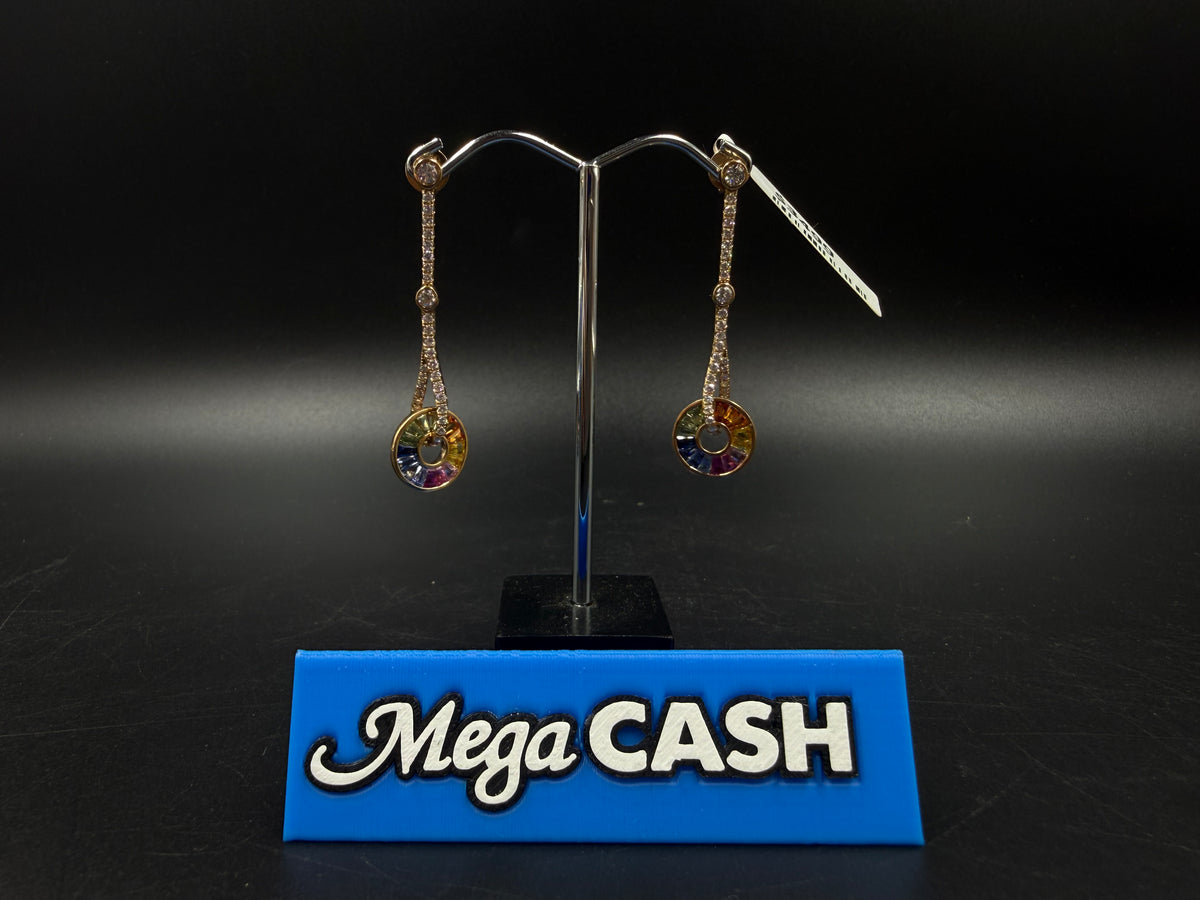 18ct Diamond Earrings 7.0gms