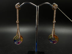 18ct Diamond Earrings 7.0gms