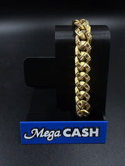 18ct Curb Bracelet 107.0gms