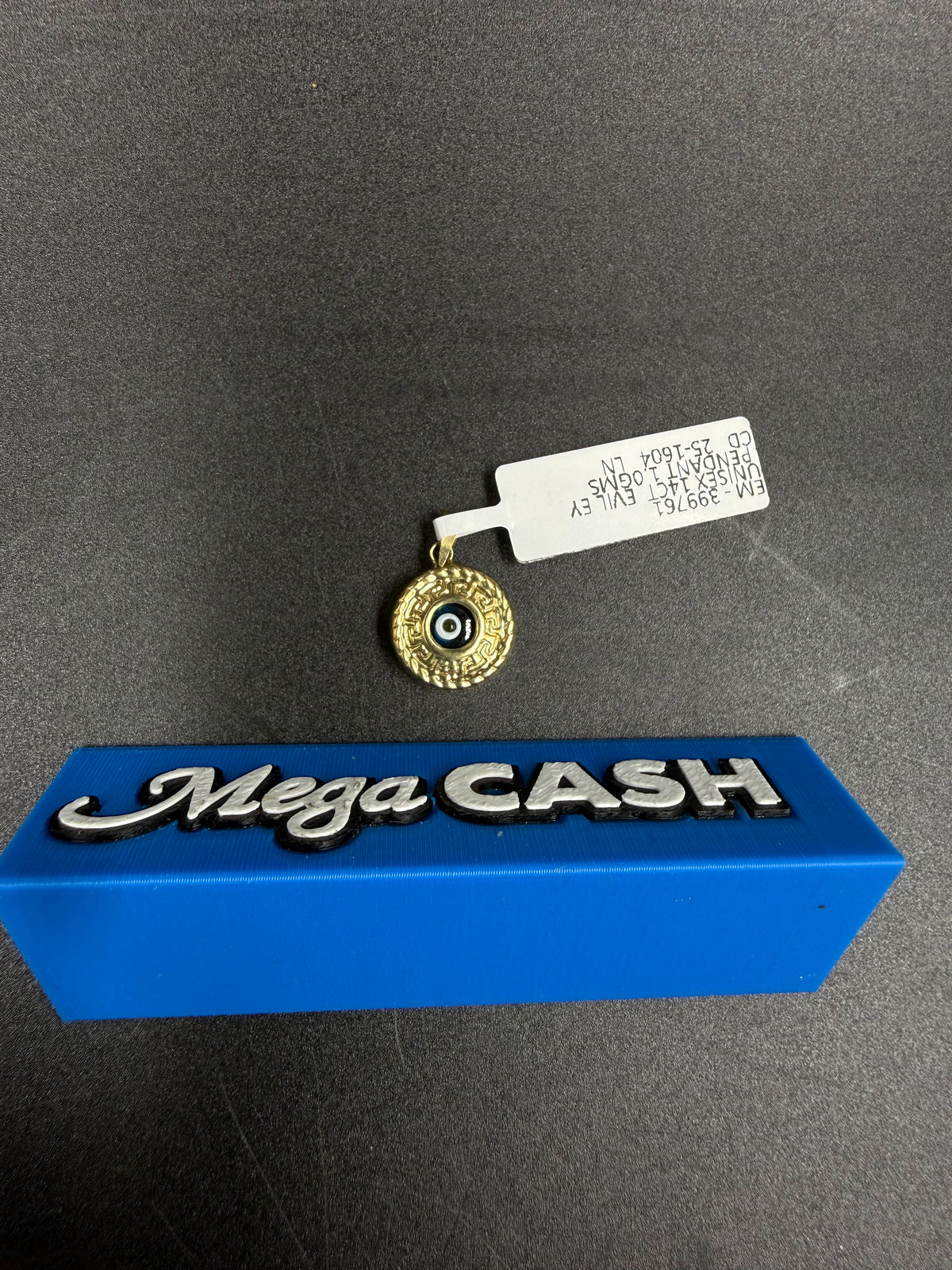 14ct Evil Eye Pendant 1.0gms