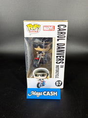 Funko POP! Rides - Captain Marvel - Carol Danvers on Motorcycle #57