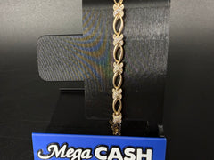 10ct Diamond Bracelet 7.5gms