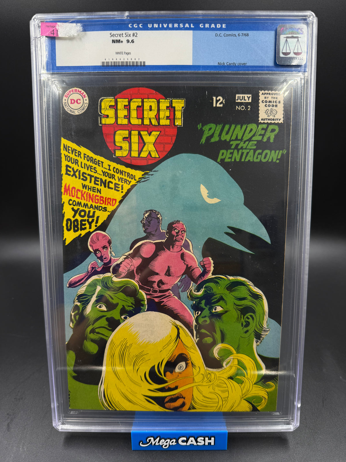 Secret Six - COMIC #2 Jul 1968 - CGC 9.6