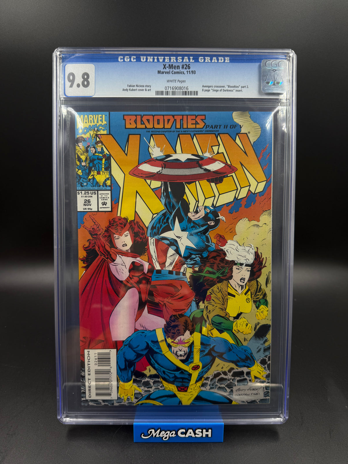 Marvel X-Men - COMIC #26 Nov 1993 - CGC 9.8