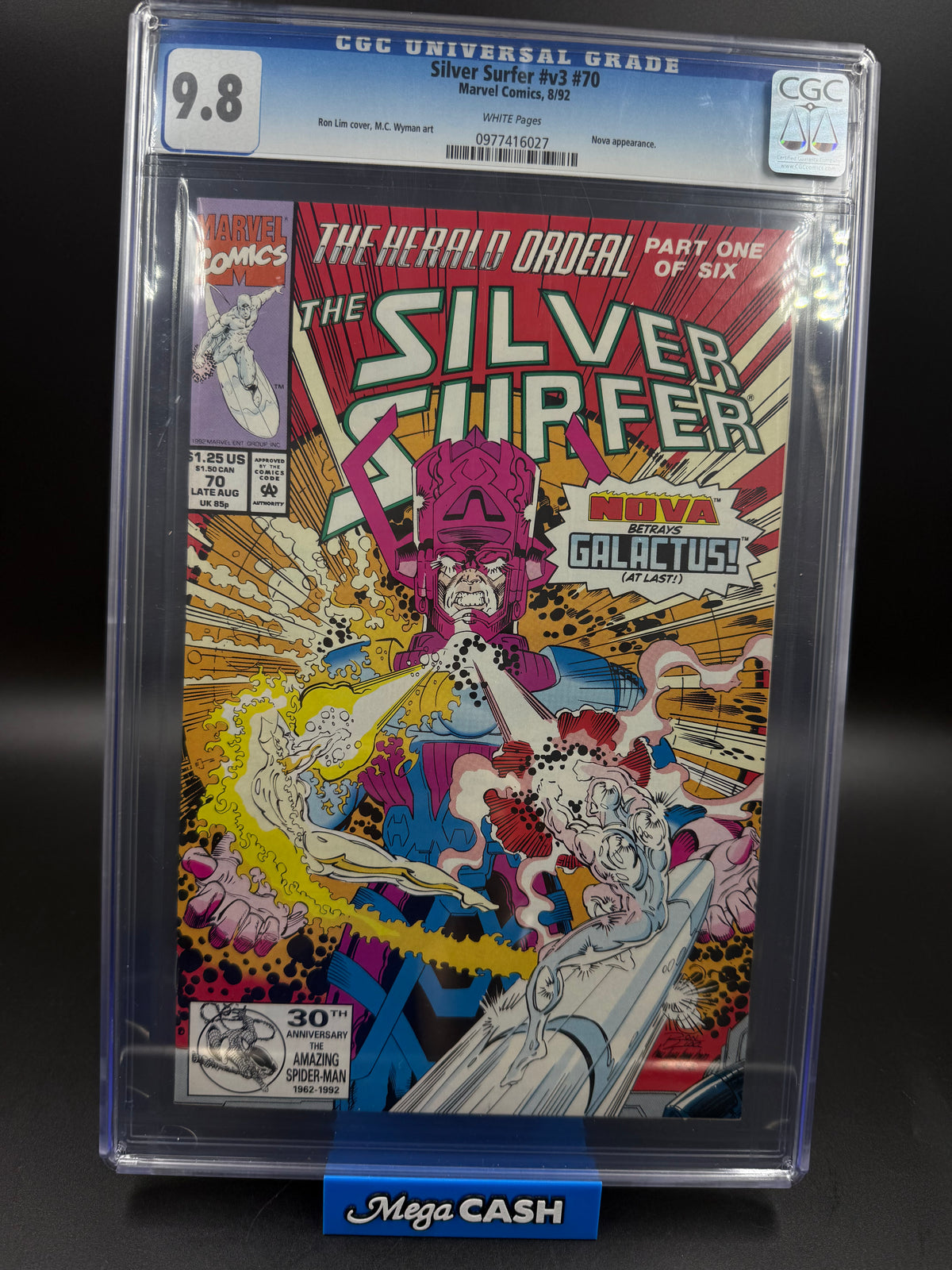 Silver Surfer - COMIC #70 Aug 1992 - CGC 9.8