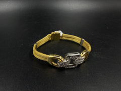 14ct Diamond Bracelet 27.4gms