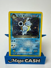 DARK BLASTOISE 3/82 HOLO TEAM ROCKET RAW POKEMON CARD (MP)