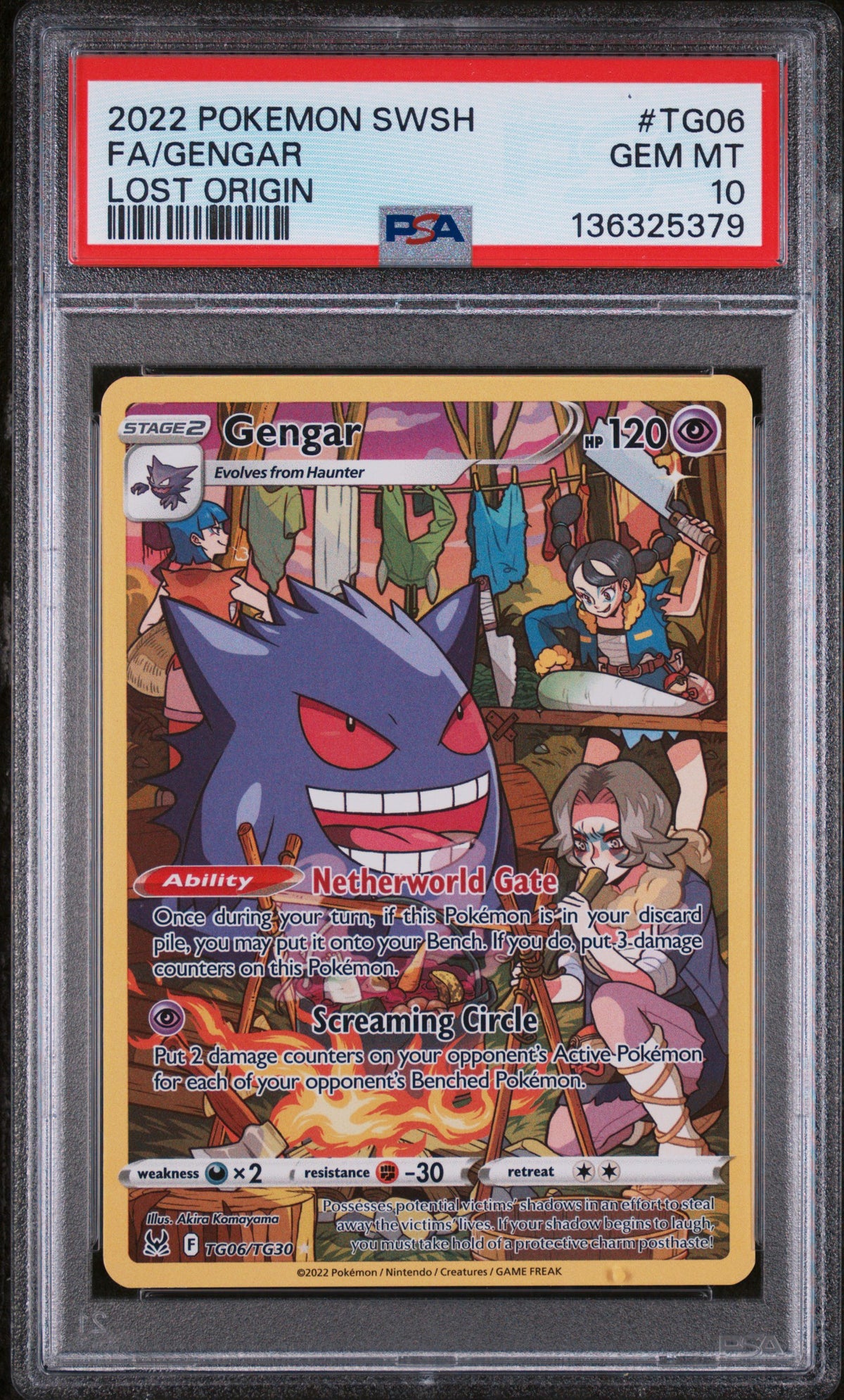Pokemon- Gengar FA TG06/TG30    PSA 10 - Lost Origin