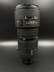 Nikon Camera Lens AF Nikkor 80-200mm, 1:2.8 D with Lens Cap & Hood