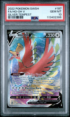 Pokemon- Ho-Oh V -187/195 PSA 10 - Silver Tempest